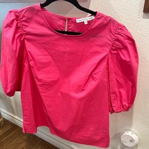 English factory puff sleeve top